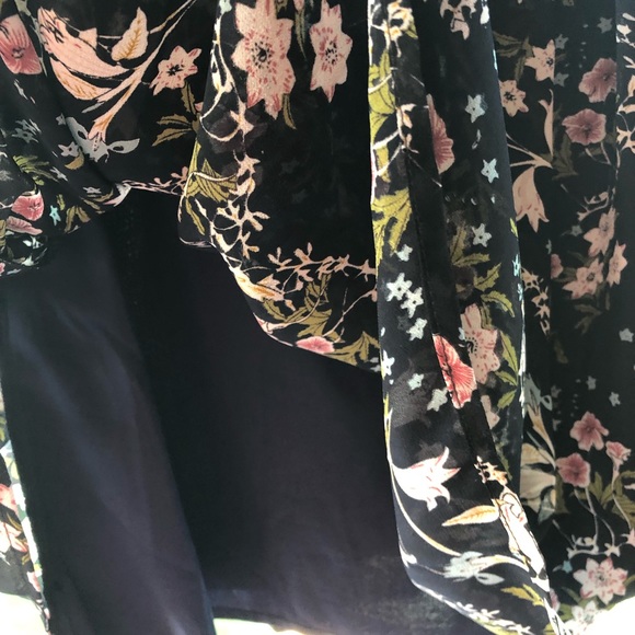 ♥️ HP 🌸Design Lab Hobo Style Adorable Floral Dress - XS - Picture 6 of 8